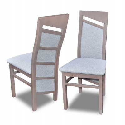 Massivholz Stull Iesszëmmerstull Designer Textil Stull Stiller Iesszëmmerstiller K61 !