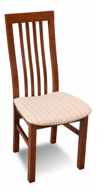 Stull Braun Design Wunnzëmmer Iesszëmmer Holz Still Polster Miwwelen Nei