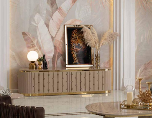 RTV Schaf Wohnzimmer Miwwel Luxus Ariichtung TV Sideboard Miwwel Stänner