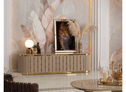 RTV Schaf Wohnzimmer Miwwel Luxus Ariichtung TV Sideboard Miwwel Stänner