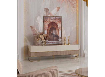 Klassesche Fernseherstänner Sideboard Kommode Wunnzëmmer Schief RTV TV