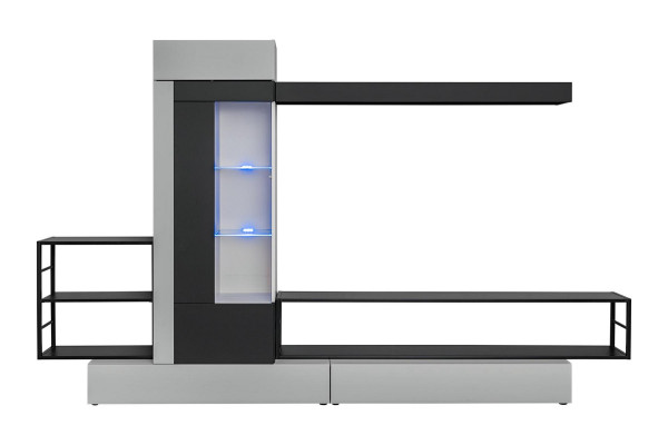 Modern Design Wunnwand TV-Ständer Holz Wandregaler Luxus Stuffeinrichtung