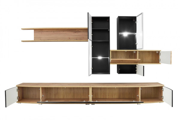 Designer Wunnmauer Modern Design Wunnzëmmer Luxus Miwwelen Mauer Regal Nei