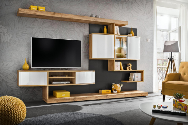 Brong Wunnwand Ariichtung Luxus Wunnzëmmer Designer TV-Ständer Miwwelen Nei