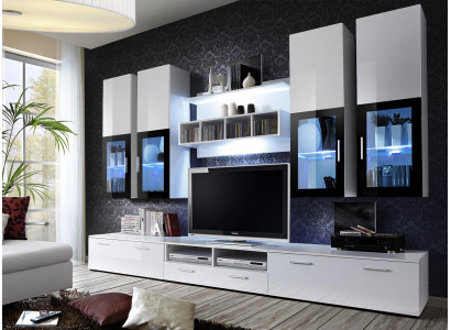 Wunnwand Ariichtung Wandsschaf Design Holz Wandsschaf Modern Garnitur