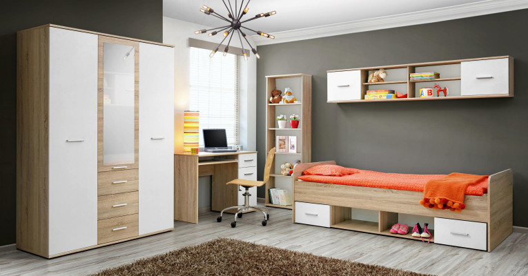 Komplett Jugendzëmmer Modern Kannerzëmmer Designer Schreifdësch Set Luxus Miwwelen
