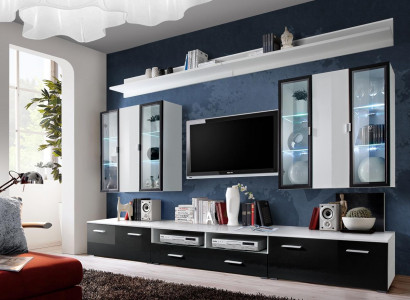 Wunnwand TV-Stänner Luxus TV-Stänner Holz Modern Designer Wunnzëmmer