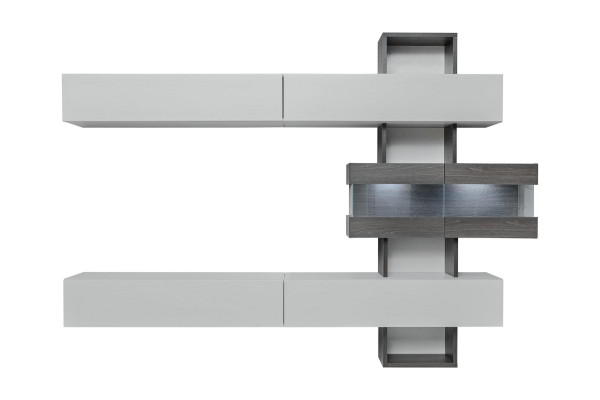 Wunnzëmmer Komplett Miwwelen RTV Lowboard Wunnwand Holz Designer Ariichtung