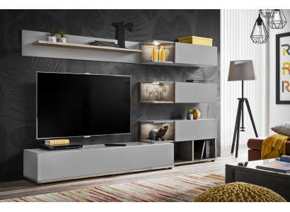 Gro Wohnwand Wunnzëmmer Miwwelen Holz rtv TV-Ständer Modernen Design Ariichtung