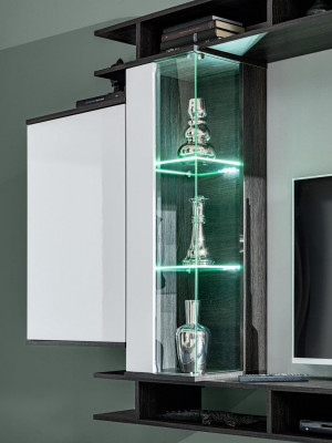 Modern Wunnwand Gro Designer Livingraum Miwwelen Holz Wandschaf