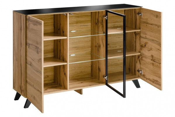 Kommode Holz Design Modern Sideboard Wunnzëmmer Ariichtung Nei