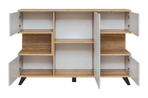 Modern wäiss Kommode Wunnzëmmer Nei Luxus Designer Sideboard Miwwel Holz
