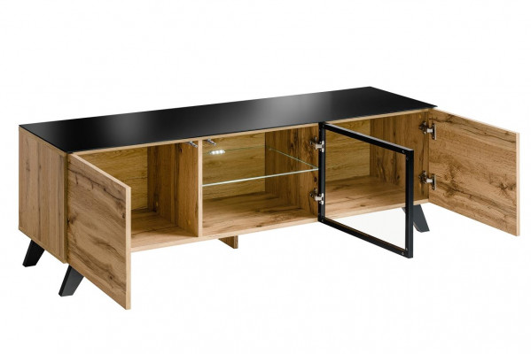 Design Fernsehstänner Wäizëmmer Holzmëbel Luxus Modern Ariichtung