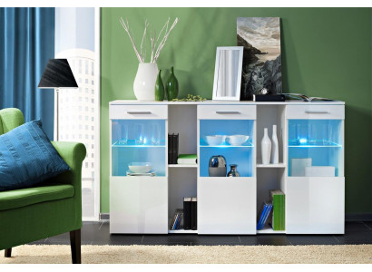 Designer Neiwäiss Kommode Luxus Wunnzëmmer Modern Holz Miwwelen