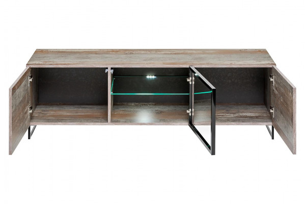 Luxus TV-Ständer Modernes Design Wunnzëmmer Holzmiwwelen Nei