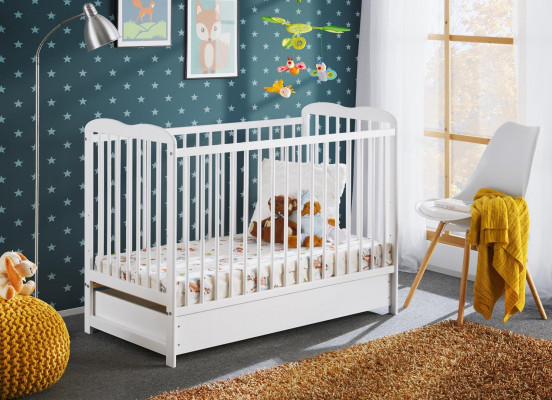 Modern Mëbeldesigner Kannerbetter Bett wäiss Kannerzëmmer nei Ariichtung