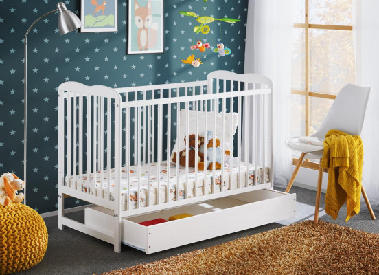 Modern Mëbeldesigner Kannerbetter Bett wäiss Kannerzëmmer nei Ariichtung