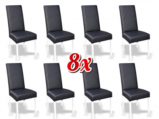 Iesszëmmer Stull Lieder Grupp Garnitur Holz Set 8x Stull Set Sëtz Grupp Nei