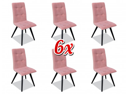 Grupp Sesselen Italienesch Luxus Miwwelen Garnitur Iesssall Stull Set 6x Still