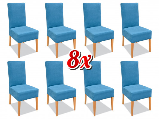 Iesszëmmer Stull Polster Lehnstühle Iesszëmmer Still 8x Set Sëtz Massivholz Nei