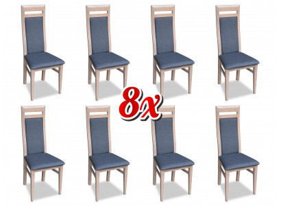 Iesszëmmer Stull Set Garnitur Lehn Still Komplett Grupp Wunnzëmmer 8x Stéck Nei