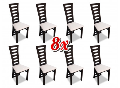 Set Still 8x Garnitur Gruppen Neit Design Iesszëmmer Komplette Sëtzgrupp Stull