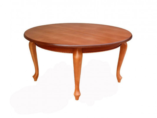 Dësch Iessdësch Holzdësch XXL Konferenzdësch Ronn Deko S19 RADIUS 150+50 CM