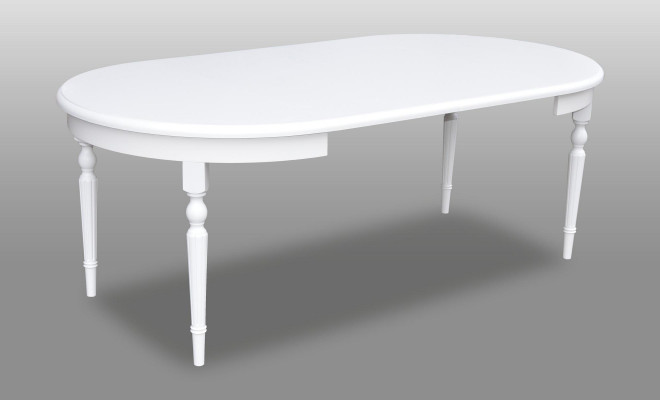 Iessdësch Dësch Iesszëmmer Wunnzëmmer Garnitur Holz Design Dëscher 110x110/210cm