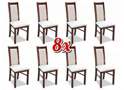 Komplett Grupp Wunnzëmmer 8x Stéck Nei Iesszëmmer Still Set Garnitur Lehn Still
