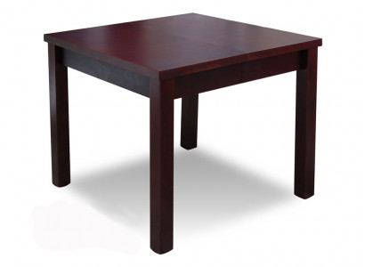Dësch Iessdësch Holzdësch XXL Konferenzdësch 90 x 90 cm Auszéibar 90x240 cm