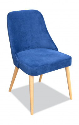 Elegant Modern Still Holz Iesszëmmer Miwwel Set 4x Still Luxus Nei Blo Nei