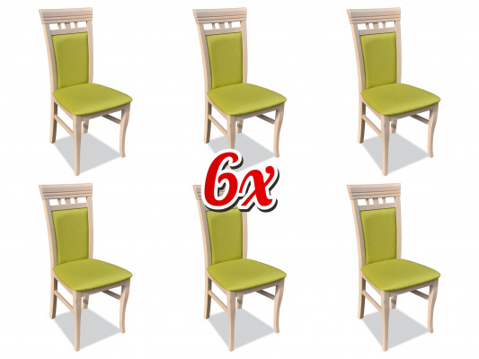 Iesszëmmer Polster Nei Set 6x Iessgrupp Stull Textil Lehnsstull Stull Gastro Nei