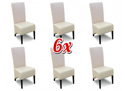 Designer Holz Stoff Polster Stillen Gastro Iesszëmmer Klassesch 6x Sëtz Still