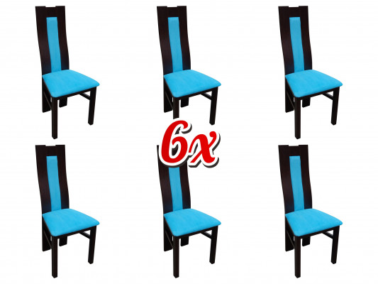 Garnitur Komplett Grupp Wunnzëmmer 6x Stéck Nei Iesszëmmer Still Set Lehn Still
