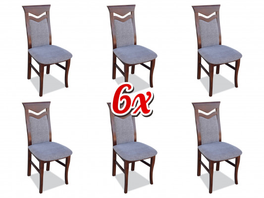 Restaurant Lehn Stull 6x Stullen Polster Nei Modern Iess Zëmmer Wunnen Komplett Set