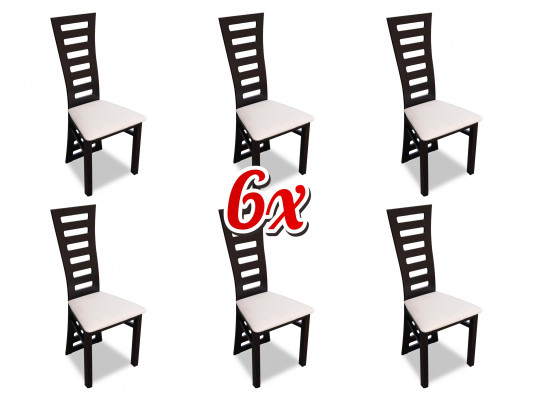 Iessgeschir Iessgrupp Möbbel Grupp Iesszëmmer Garnitur 6x Stull Set Still Lehnen