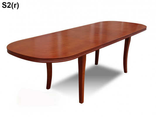 Dësch Iessdësch Holz Dësch XXL Konferenzdësch S2 80X140cm Auszéiibar 80X180cm
