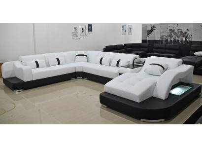 Ledercouch Couch Modern Lieder Wunnlandschaft Design Eckseditz Couch Textil Polsterung
