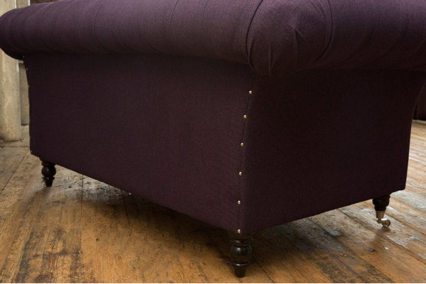 2+1 Sofagarnitur Chesterfield Textilstoff Sofa Couchen Polster Set Garnituren