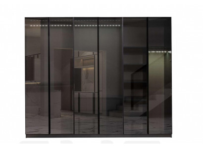 Modernt gro Kleederschafschlofzëmmer Schranken Designer Ariichtung