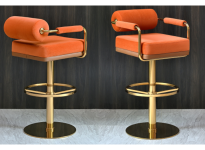 Orangestull Edelstol-Sëtz Edler Eenzelstil Moderne Lounge Miwwelen