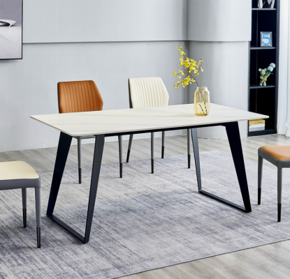 Wäissen Iesszëmmerdësch Designer Kichendëscher Iesszëmmer Miwwelen Holzdëscher