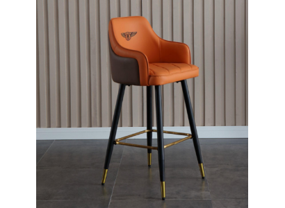 Designer Oranger Barstull Loungesëtz 1-Sëtz Moderne Eensëtz Nei