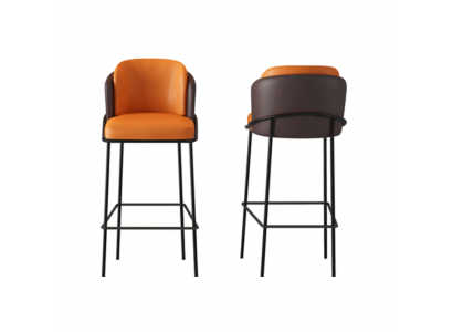 Zweefaarwege Barstull Designer 1-Platzer Modern Lehnstillen Lounge Miwwelen