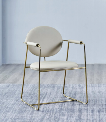 Wäisst Iesszëmmer Still Designer Edelstol Still Einsëtzer Modern Miwwelen