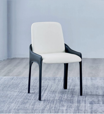 Modernt Wäiss-Schwaarzt Iesszëmmer Stull Designer Iesszëmmer Miwwelen Stull
