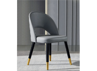 Modernt gréit Iessenzëmmer Stull 1-Sëtzer Designer Einsëtzer Holzstillen