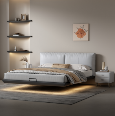 Wäisst Schlofzëmmer Designer Bett Luxus Better Lieder Duebelbetter Nei