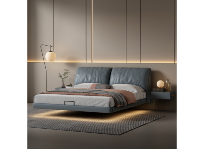 Grau Schlofkummer Designer Better Holzgestell Modern Luxus Miwwelen