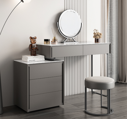 Gréng Schminktisch Designer Schlofkummer Miwwel Holz Luxus Friséierdësch